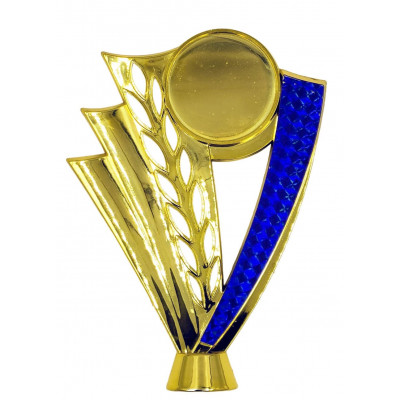 Фигура венок/эмблемоноситель AS0081/G/BLUE (H-17 см.)