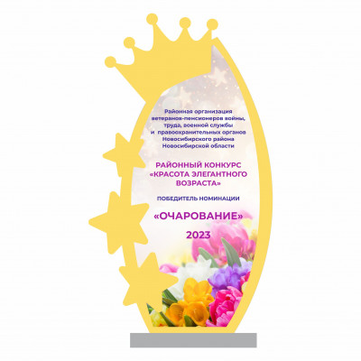 Награда из акрила IDEA BG23 футбол
