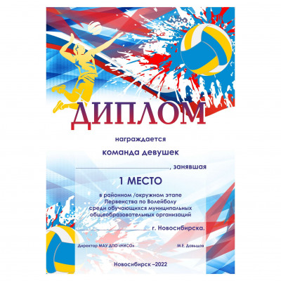 Диплом D10 IDEA