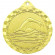 Медаль LD156G плавание (D-50., S-2 мм.)