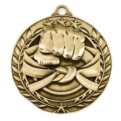 Медаль единоборства ID M024/G (D-50мм. S-2мм.)