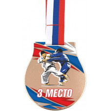 Медаль M1002B дзюдо (D-70мм., S-2мм.)