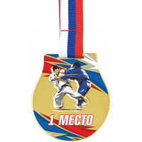 Медаль M1002G дзюдо (D-70мм., S-2мм.) Медаль M1002G дзюдо (D-70мм., S-2мм.)