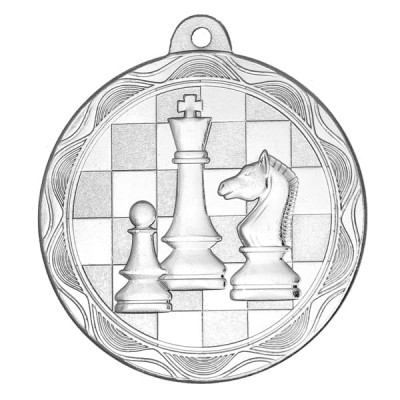 Медаль шахматы ID MD061/S (D-50мм. S-2мм.)