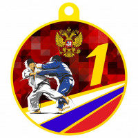 Медаль IDEA UV19-70/G дзюдо (D-70мм. S-2мм.)