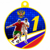 Медаль IDEA UV20-70/G футбол (D-70мм. S-2мм.)