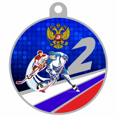 Медаль IDEA UV21-70/S хоккей (D-70мм. S-2мм.)
