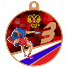 Медаль IDEA UV22-70/B самбо (D-70мм. S-2мм.)