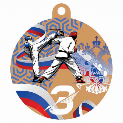 Медаль UVN01-55 B рукопашный бой (D-55см, S-2 мм)