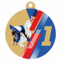 Медаль UVN013-55 G дзюдо (D-55см, S-2 мм) Медаль UVN013-55 G дзюдо (D-55см, S-2 мм)