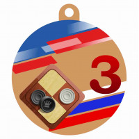 Медаль UVN016-55 B шашки (D-55см, S-2 мм) Медаль UVN016-55 B шашки (D-55см, S-2 мм)