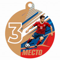 Медаль UVN03-55 B футбол (D-55см, S-2 мм) Медаль UVN03-55 B футбол (D-55см, S-2 мм)