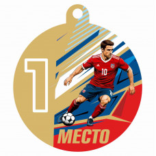 Медаль UVN03-55 G футбол (D-55см, S-2 мм)