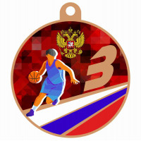 Медаль UVN031-55 B баскетбол (D-55см, S-2 мм) Медаль UVN031-55 B баскетбол (D-55см, S-2 мм)