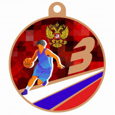 Медаль UVN031-55 B баскетбол (D-55см, S-2 мм)