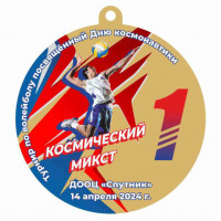 Медаль UVN036-55 G волейбол (D-55см, S-2 мм) Медаль UVN036-55 G волейбол (D-55см, S-2 мм)