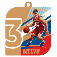 Медаль UVN045-60 B баскетбол (D-60см, S-2 мм)