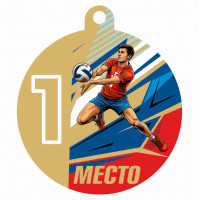Медаль UVN06-55 G волейбол (D-55см, S-2 мм) Медаль UVN06-55 G волейбол (D-55см, S-2 мм)