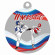 Медаль UVN09-50 S тхэквондо (D-50см, S-2 мм)