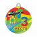 Медаль из акрила стрельба 3 место (D-60мм, s-5 мм)