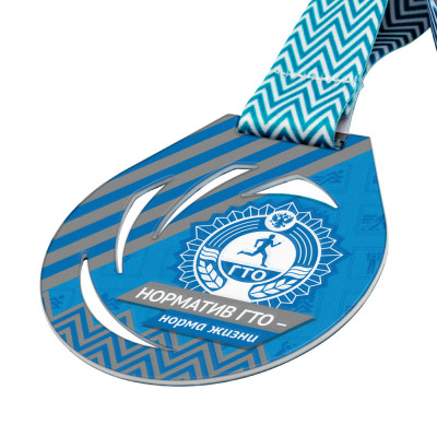 Медаль GMZP 845-75-1/SM (75х80мм, s-2 мм)