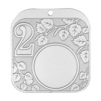 Медаль MZP 502-60/SM 2 место (50х55мм. s-2 мм) сталь