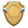 Медаль MZP 557-65/GM (56х65мм. D-25мм. s-2мм) сталь
