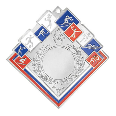 Медаль MZ 136-80/S (60х60мм. D-80 мм. s-2.5мм)