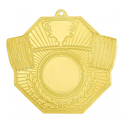 Медаль MZ 76-80/G (78х71мм. D-25мм. s-2.5мм)