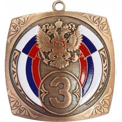 Медаль AT801RUS B (D-80х80мм. S-3мм.)