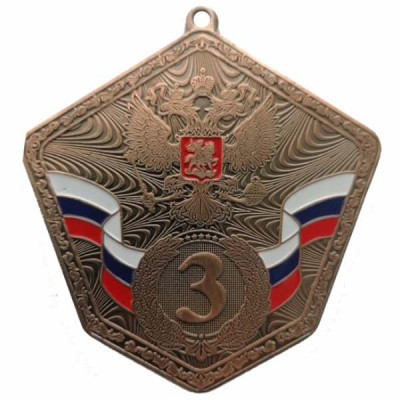 Медаль AT802RUS B (D-80мм. S-3мм.)